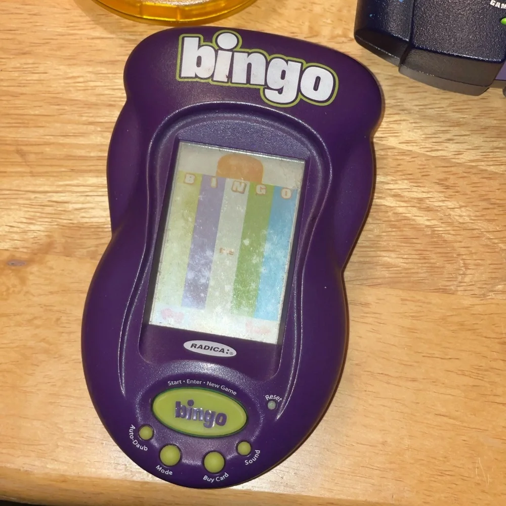 Vintage electronic handheld games